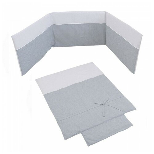 Micuna комплект в кроватку Nature TX-1650 (2 предмета) grey