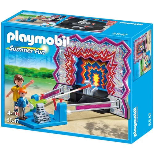 Аттракцион Playmobil Сбей банки коучинговая игра прицелься