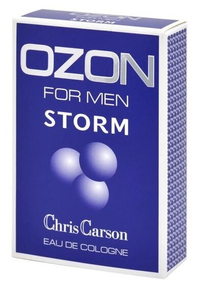 Chris Carson одеколон Ozon for men Storm, 60 мл - фотография № 2