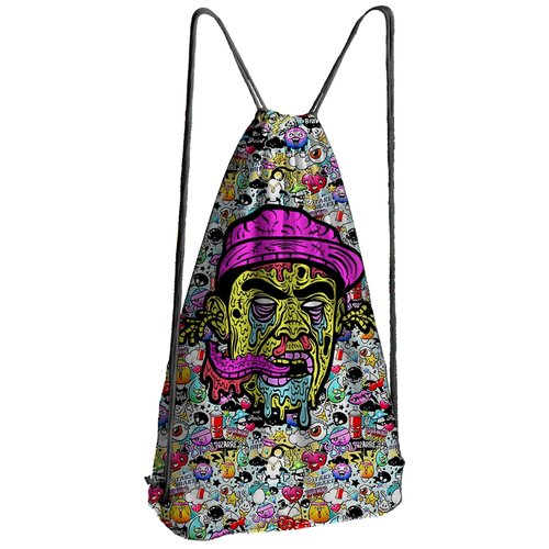 фото Сумка, рюкзак для сменной обуви рэпер tyler the creator (zombie graffiti) drabs