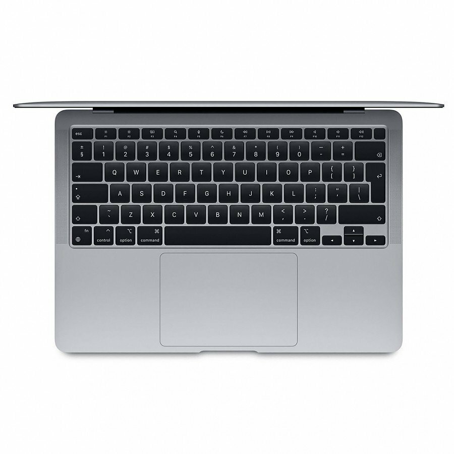 13.3" Ноутбук Apple MacBook Air 13 Late 2020 2560x1600, Apple M1 3.2 ГГц, RAM 8 ГБ, DDR4, SSD 256 ГБ, Apple graphics 7-core, macOS, MGN63SA/A, серый космос, английская раскладка