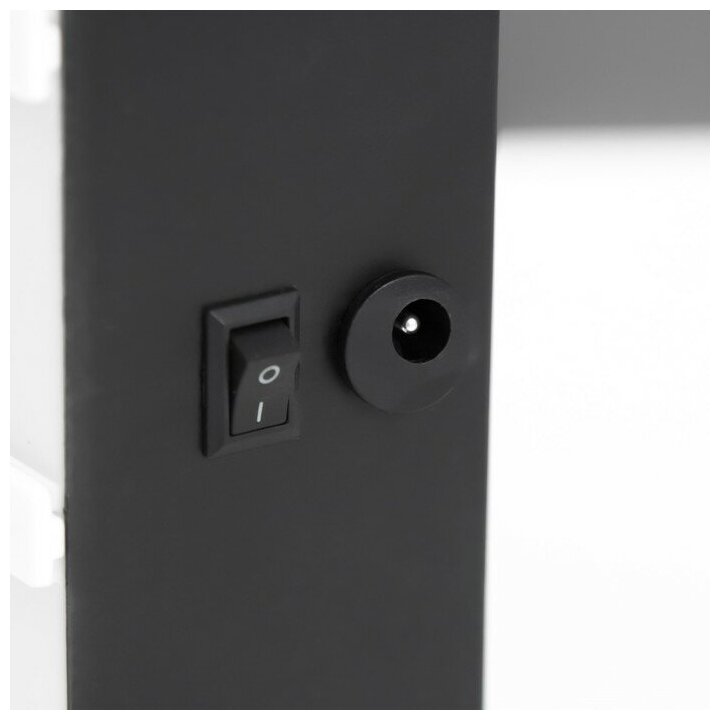 Ночник"Домик" LED от батареек/USB чёрно-белый 22х24,5х5 см Risalux 9335357 . - фотография № 8