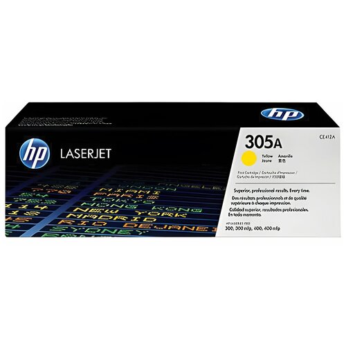 Картридж лазерный HP (CE412A) CLJ Pro M351/M451, №305A, желтый, оригинальный, ресурс 2600 страниц