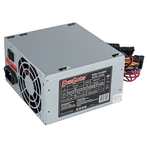 Блок питания EXEGATE 400W AB400 ATX EX219183RUS