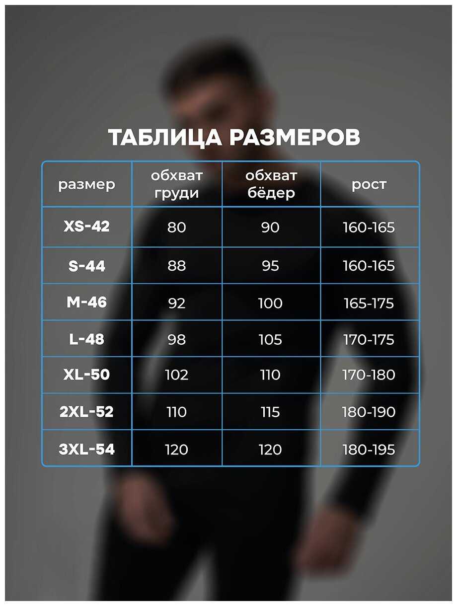 Термобелье зимнее термокомплект спортивный в подарок - фотография № 2