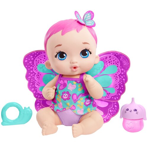 Кукла My Garden Baby Малышка-фея Цветочная забота Розовая GYP10
