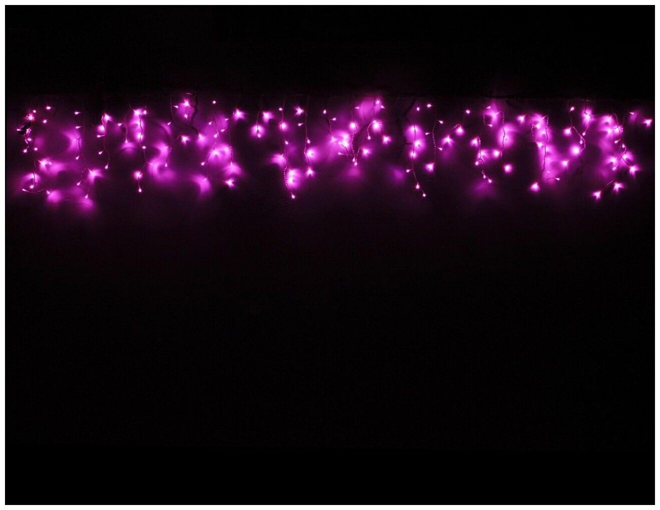 фото Светодиодная бахрома Premium Led 3.1*0.5 м, 150 нежно-розовых LED ламп, прозрачный силикон, соединяемая, IP67, BEAUTY LED ECC150-10-2BP