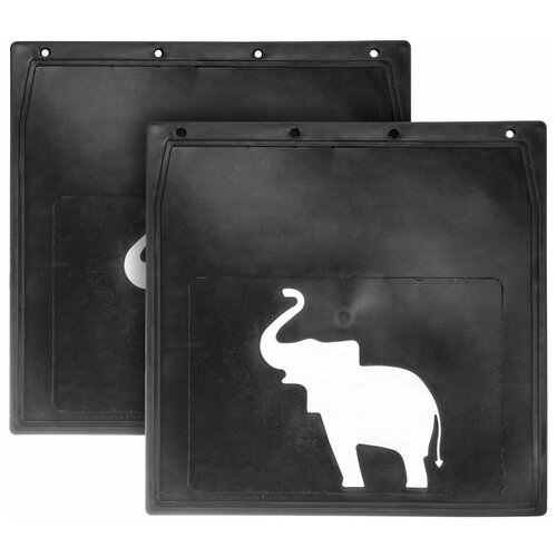 Брызговик прицеп АЮ 40смх40см слоник к-т 2шт.