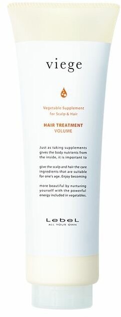 Lebel Viege Treatment Volume Маска для волос 240 мл