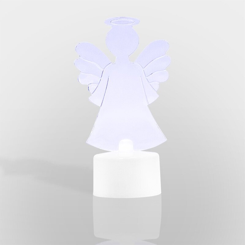 Светодиодная фигура 2D Neon-Night "Ангел " со сменой цвета на подставке 10 см, цвет свечения: RGB