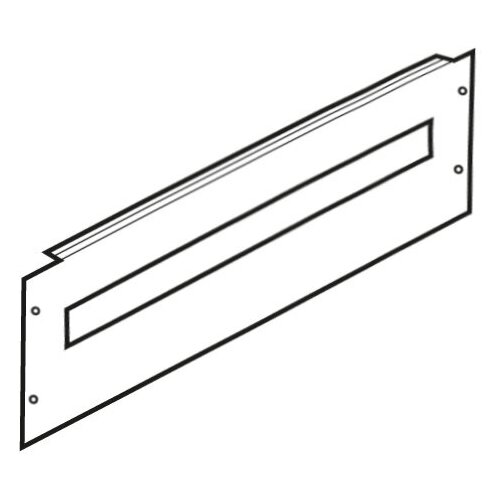 Комплетующие для корпусов ВРУ TDM Фальш-панель для ВРУ 150х450мм с вырезом TDM SQ0905-0187