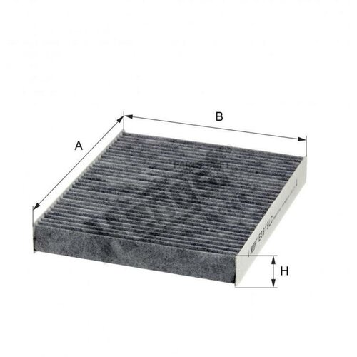 Фильтр салона [угольный] HENGST FILTER / арт. E3919LC - (1 шт)