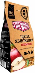 Щепа для копчения яблоня Firewood 0,2 кг