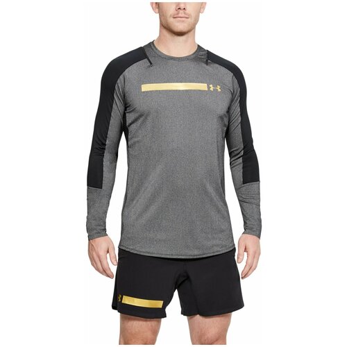 Лонгслив спортивный Under Armour, размер L, серый футболка с длинным рукавом under armour perpetual long sleeve cch wht женщины 1305493 019 lg