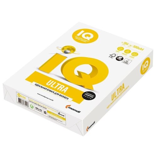 Бумага для офисной техники IQ Ultra А4, 80 г/м2, 500 л