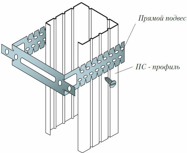 Подвес крепежный KNAUF 300 мм x 30 мм 20шт - фотография № 3