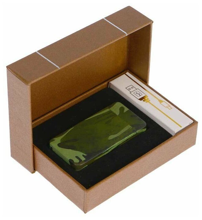 Подарки Дуговая USB зажигалка Хаки