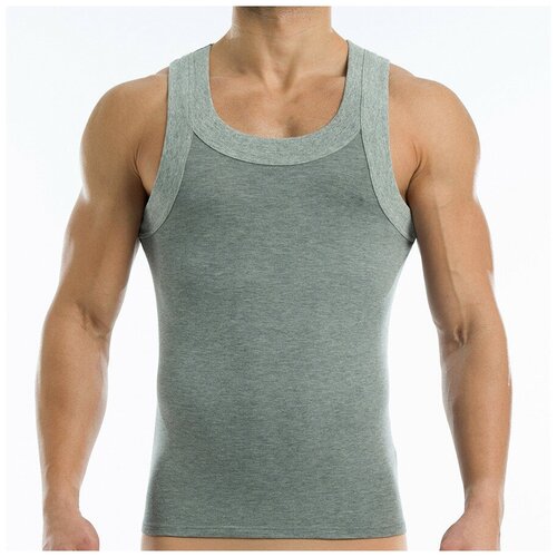 фото Майка - безрукавка "pure tantktop - grey" / modus vivendi / серый / размер xl