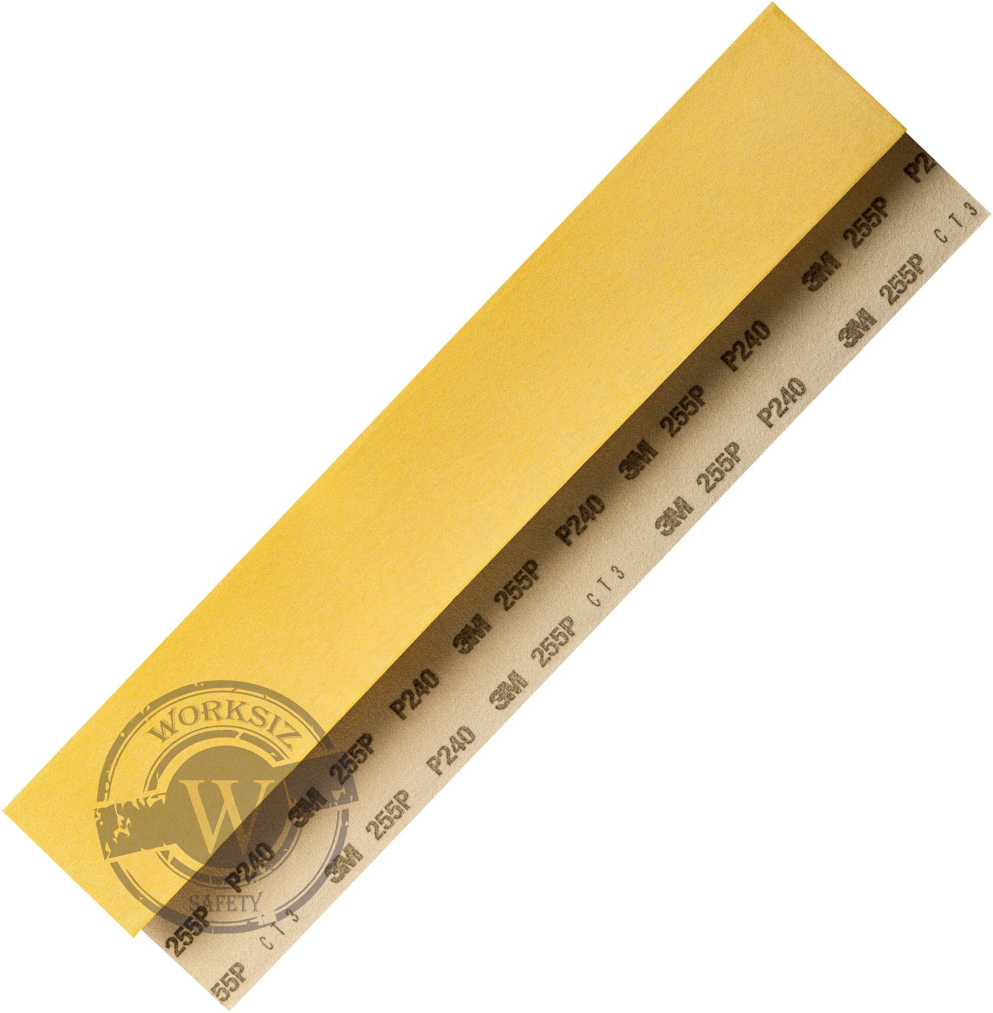 Абразивная шлифовальная полоска ( наждачка ) 3M™ Hookit™ P240 70 x 425 мм | 03585 серии 255 Gold