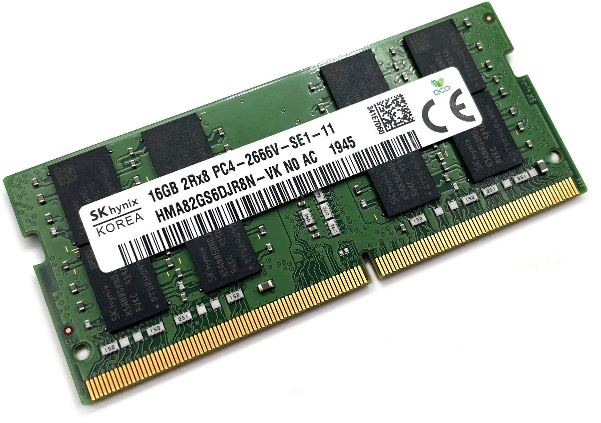 Оперативная память DDR4 16Gb 2666 Mhz SK Hynix HMA82GS6DJR8N-VK PC4-2666V So-Dimm