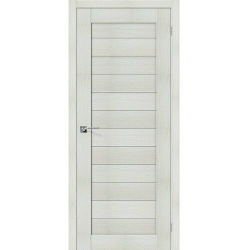 Межкомнатная дверь эко шпон porta Порта-21 Bianco Veralinga ĒLPORTA
