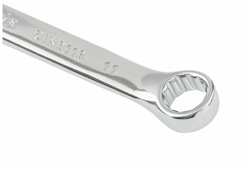 Ключ комбинированный Matrix 11 мм, CrV, полированный хром 15155