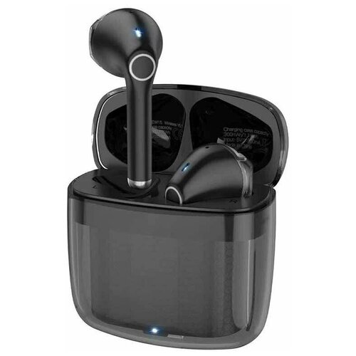 Наушники Hoco с микрофоном TWS EW15 Clear черный 60630 193000₽
