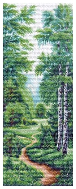 Канва с нанесенным рисунком Матренин Посад "Летняя благодать", для вышивания крестом, 30х80 см