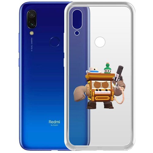 фото Чехол-накладка clear case brawl stars-8-бит из салуна для xiaomi redmi 7 krutoff group
