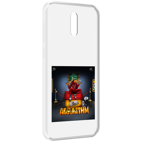 Чехол MyPads Snoop Dogg ALGORITHM для Alcatel 3L (2019) задняя-панель-накладка-бампер