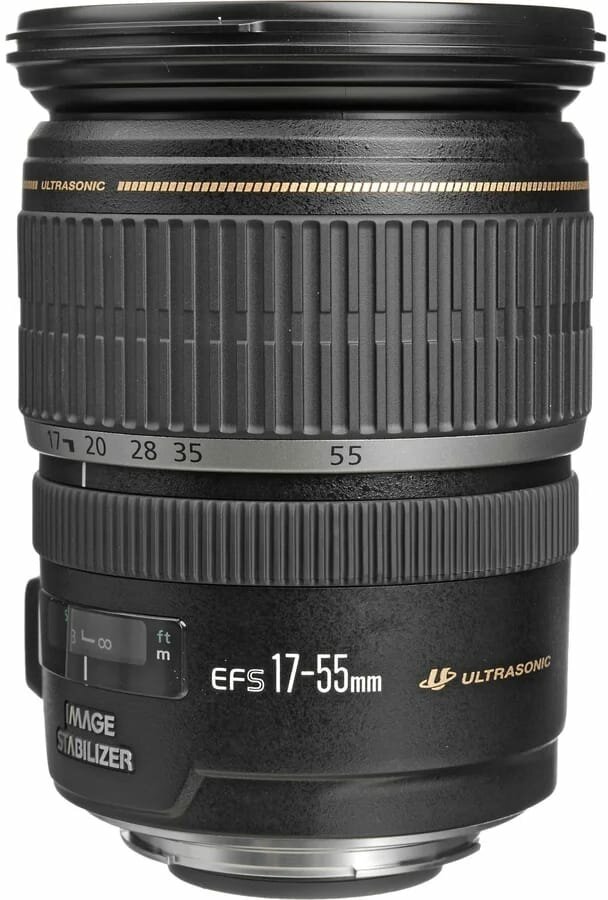 Объектив Canon EF-S 17-55mm f/2.8 IS USM черный