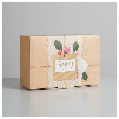 Коробка‒пенал «Happy day», 22 × 15 × 10 см