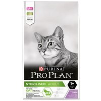 Корм сухой Pro Plan Sterilised для стерилизованных кошек с индейкой 10 кг