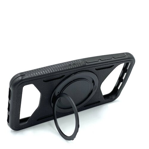 фото Универсальный тонкий противоударный силиконовый чехол mypads a151273 с функцией подставки для всех видов смартфонов с диагональю 4.5/ 5.0 (черный)