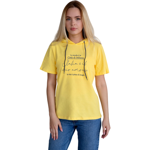 Футболка Lika Dress, размер 46, желтый футболка lika dress размер 46 желтый