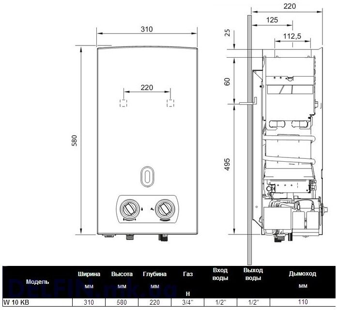 Газовая колонка BOSCH Therm 2000 W10 KB - фото №16