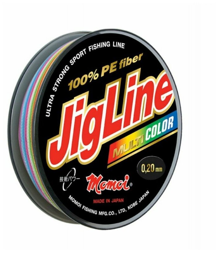 Плетеный шнур Jigline Multicolor 150 м 016 мм