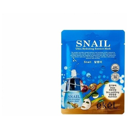 EKEL Тканевая маска для лица Snail 25ml