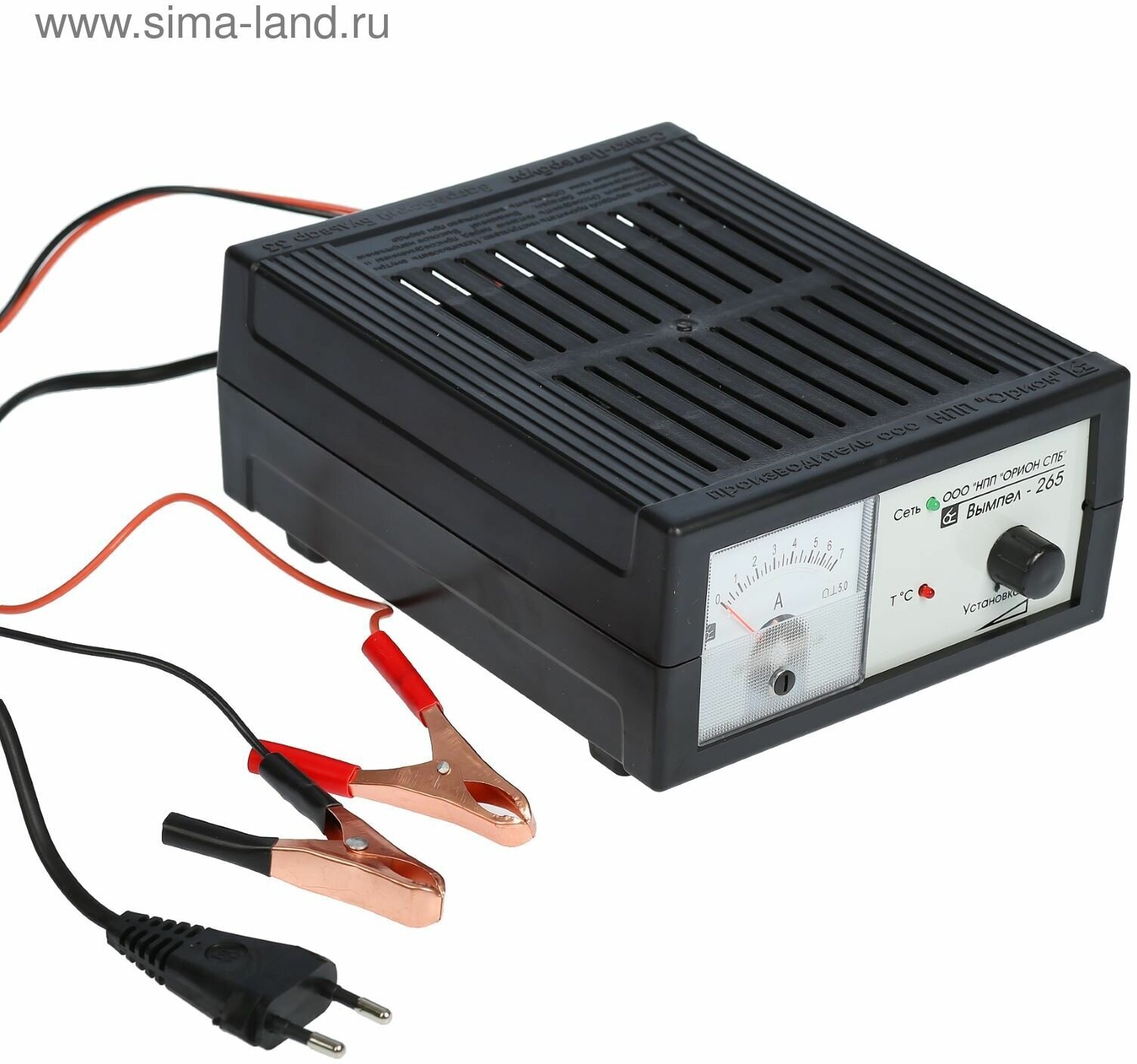 Зарядно-предпусковое устройство АКБ -265 06 - 7 А 12 В до 100 Ач