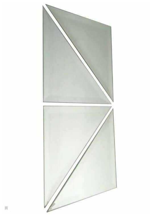 Зеркальная плитка Just4you треугольные плитки 15x15