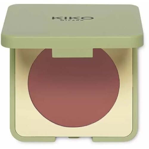 KIKO MILANO Компактные румяна с естественным финишем Green Me Blush (102 Soft Mauve)