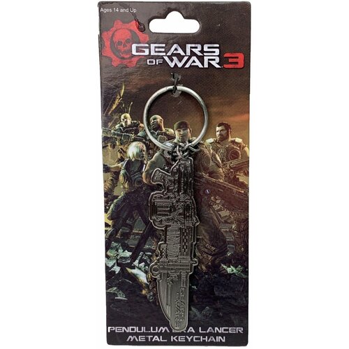 Брелок NECA Брелок Gears of War 3 Pendulum Year Lancer рюкзак gears of war 5 black skull printed