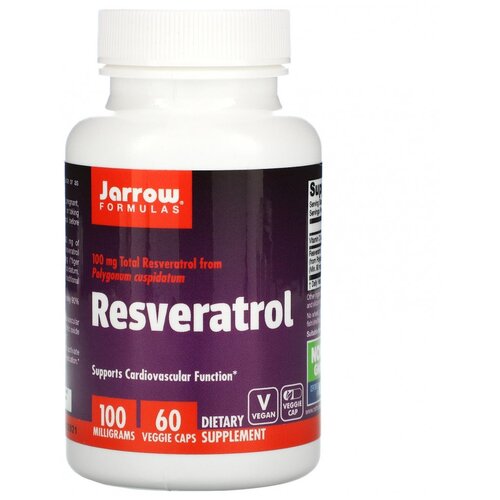 Капсулы Jarrow Formulas Resveratrol, 80 г, 60 шт.