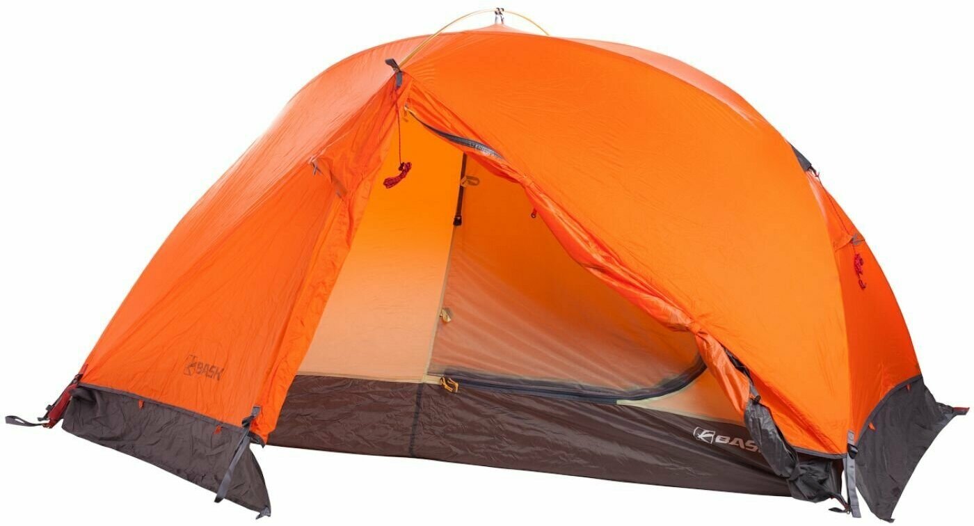 Палатка трекинговая двухместная BASK SHARK FIN FLAP 2, оранжевый
