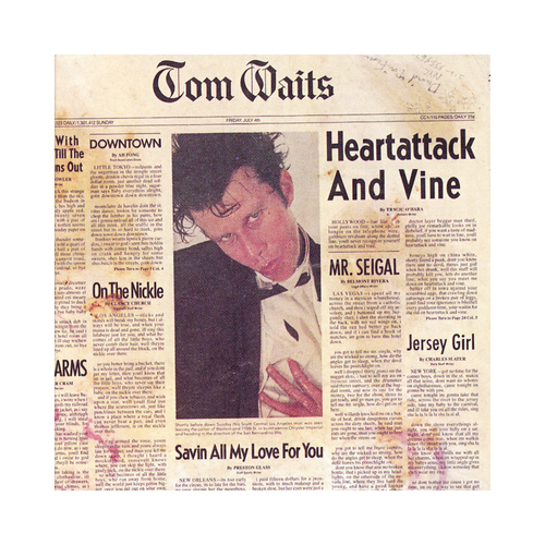 Tom Waits - Heartattack And Vine, 1xLP, BLACK LP