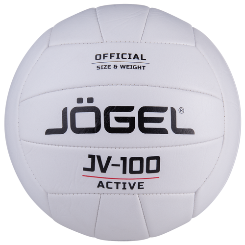 фото Мяч волейбольный jv-100, белый, jögel jogel