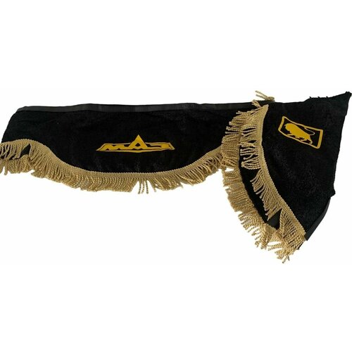 Ламбрекен лобового стекла + угол (М-З) Жаккард Черный