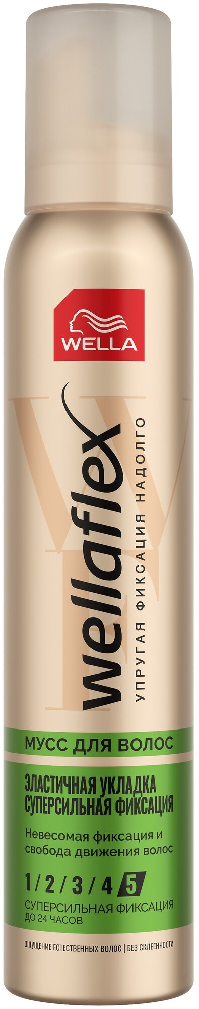 Wella мусс Wellaflex Суперсильная фиксация