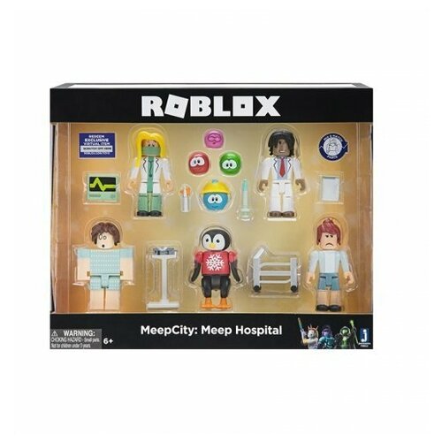 Набор из 5 фигурок Roblox Meepcity: Meep Hospital (Jazwares)