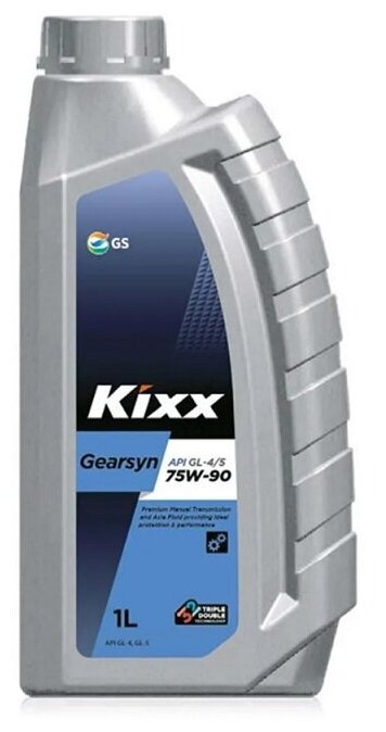 Масло трансмиссионное синтетика KIXX Gearsyn 75W90 GL4/5 1л